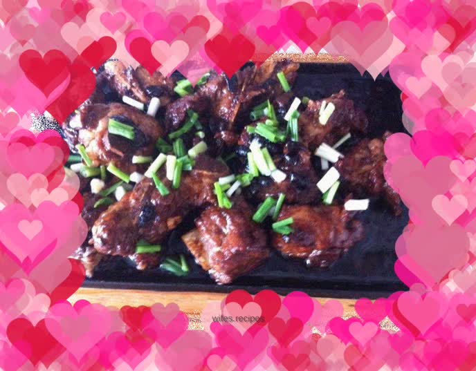 Sizzling Pork Ribs with Black Bean Sauce
