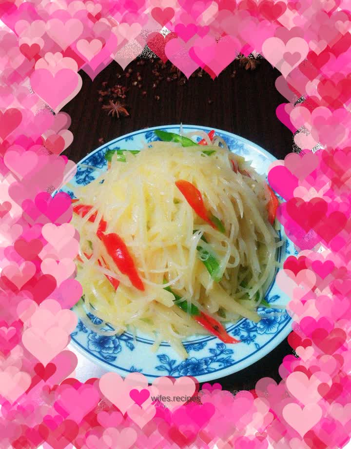 Hot and sour potato shreds