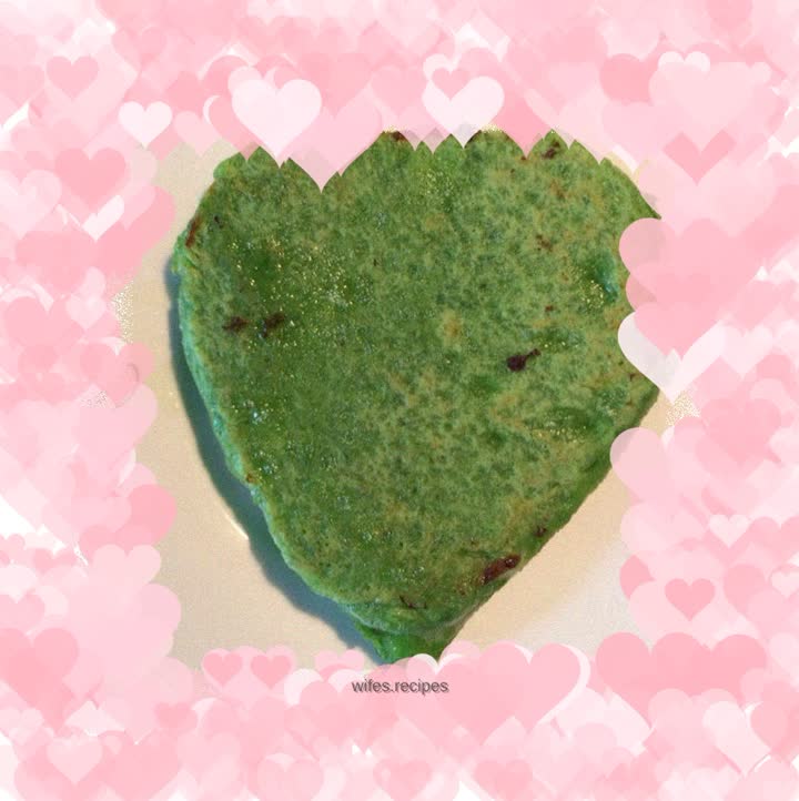 Baby version of vegetable pancake