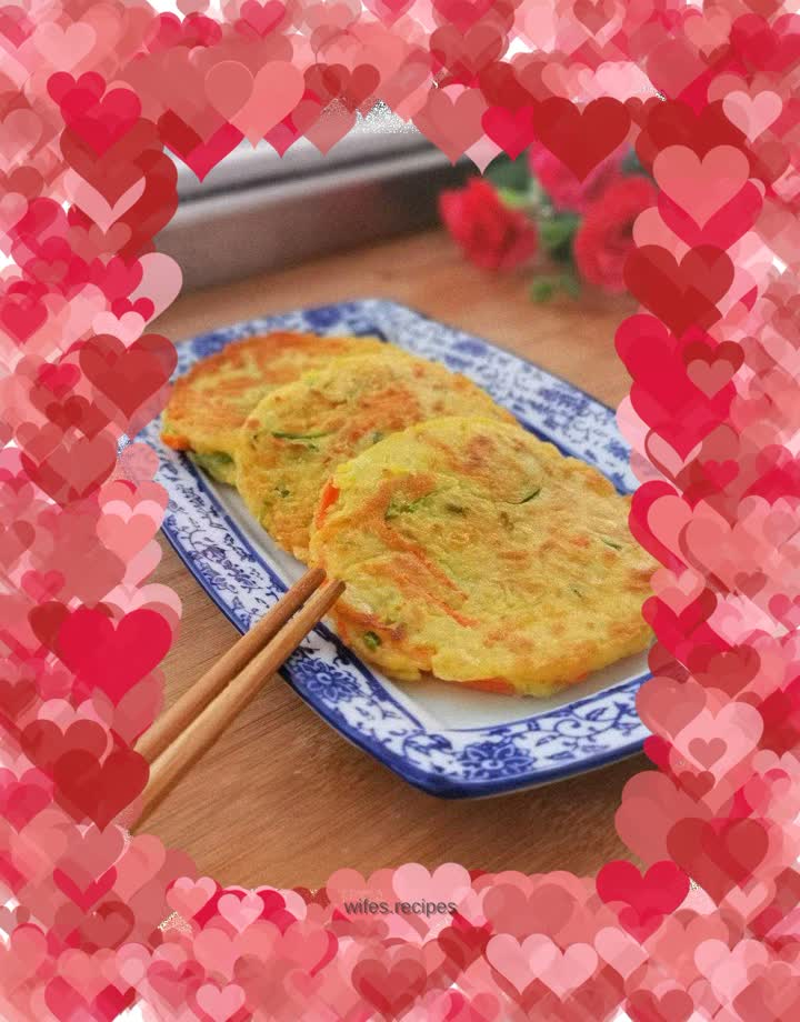 Shredded radish egg pancake