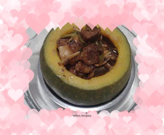Pumpkin Pork Ribs Stew