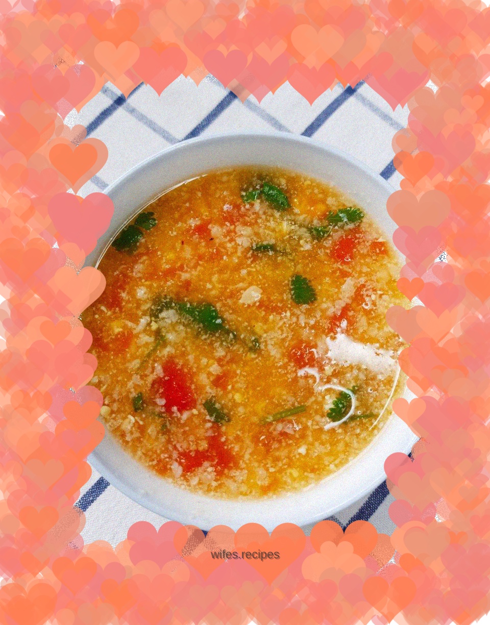 Tomato beef glutinous polenta