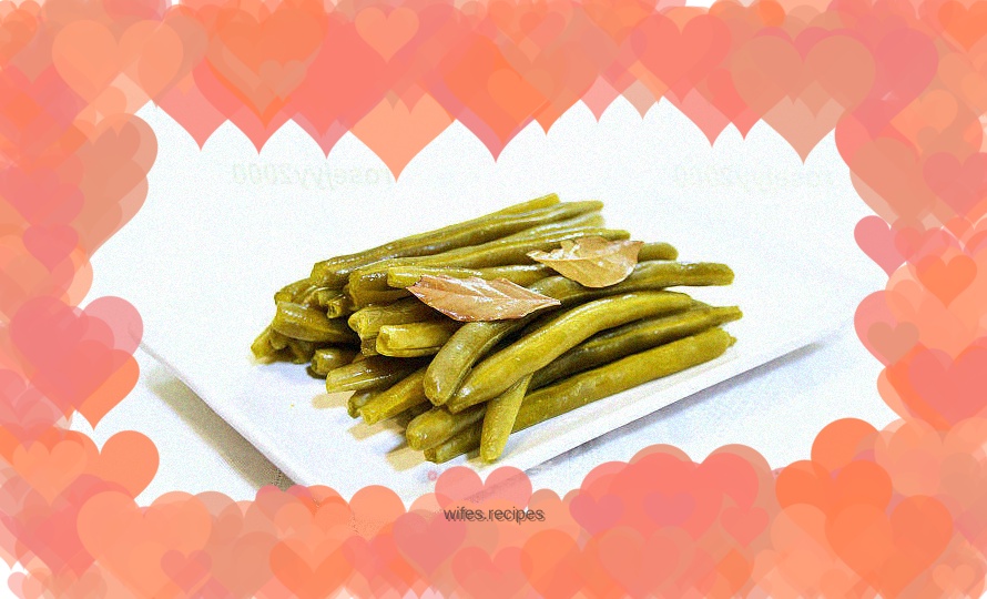 Pickled green beans