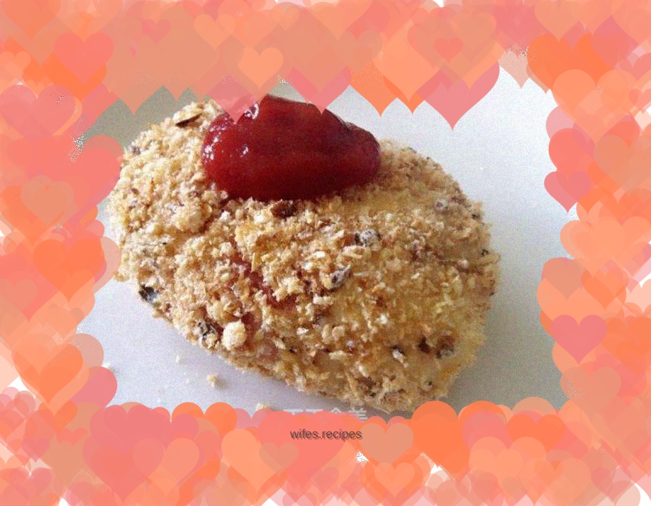 Oven version of Japanese potato croquette