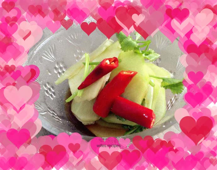 Sweet and sour crispy radish