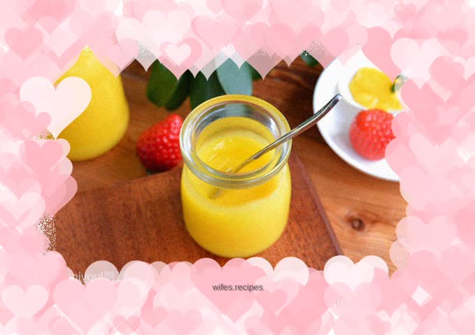 Lemon curd sauce