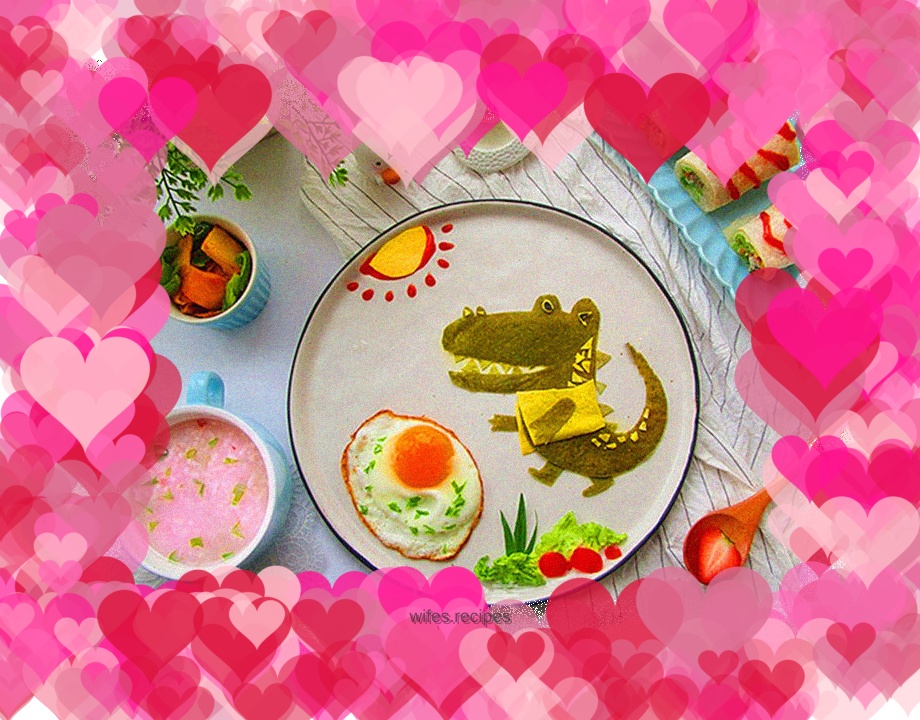 Spring cakes are cleverly made into crocodile fun meals