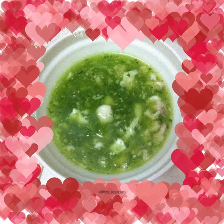 Spinach and Grouper Soup