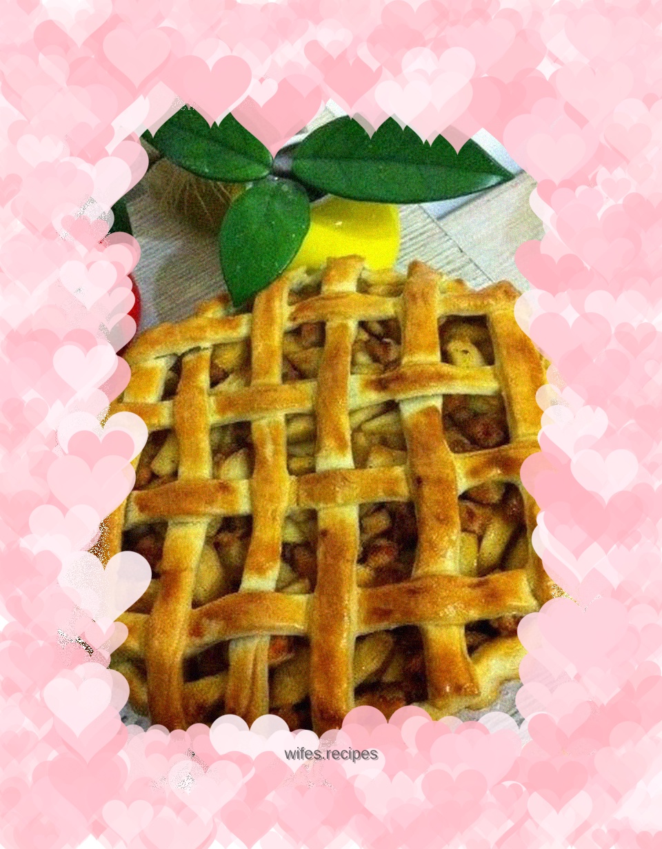 Delicious apple pie--healthy and nutritious together