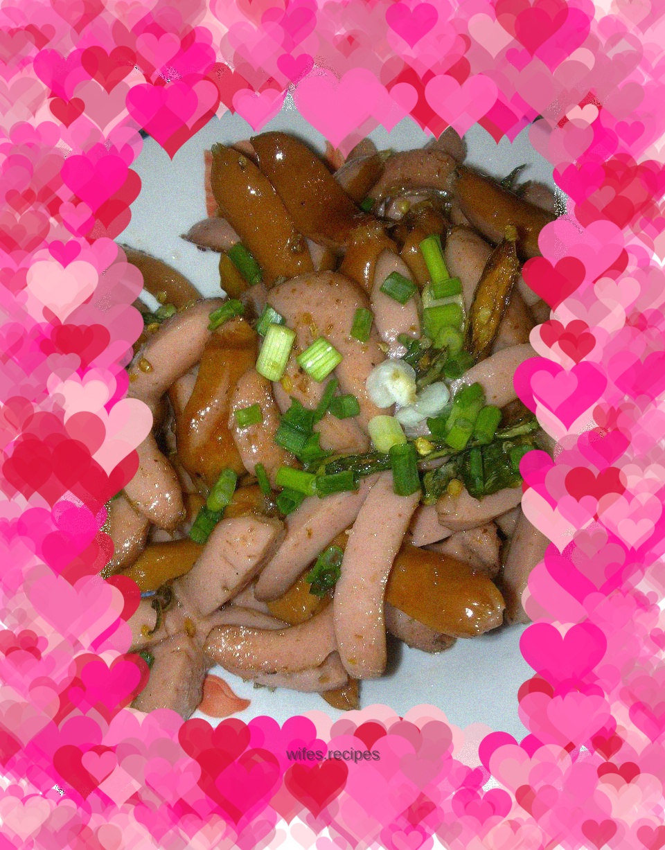 Spicy fried crispy sausage