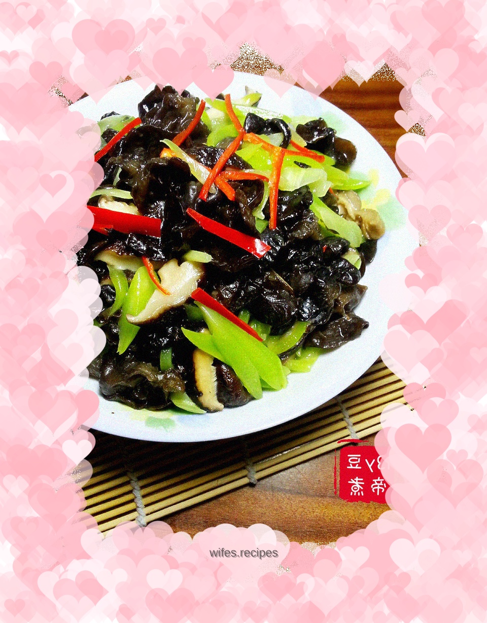 Fried three vegetarian dishes