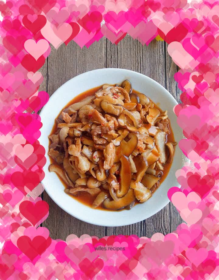 Stir-fried Pork with Mushrooms