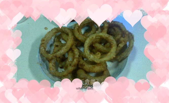 Fried onion rings