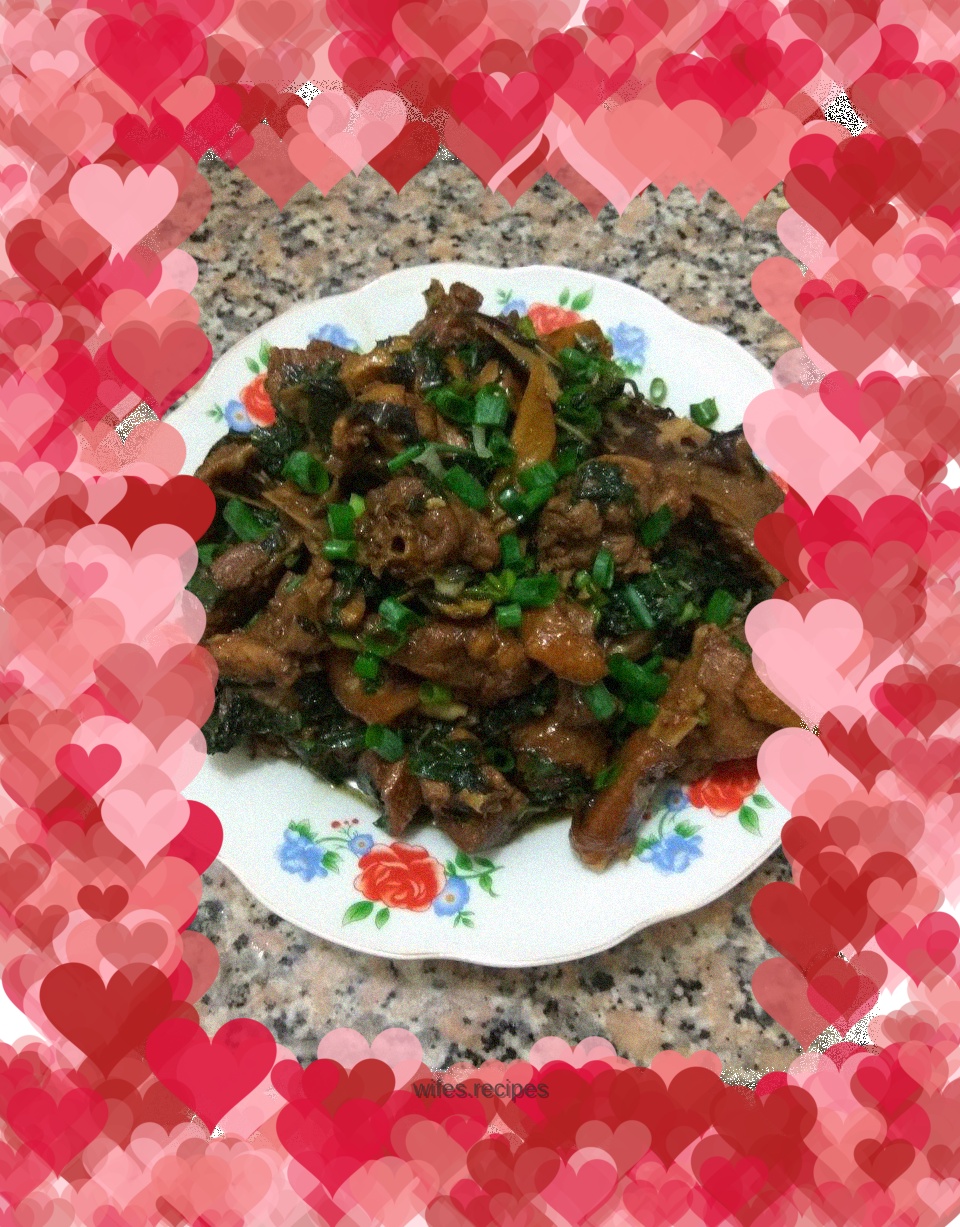 Braised duck with perilla