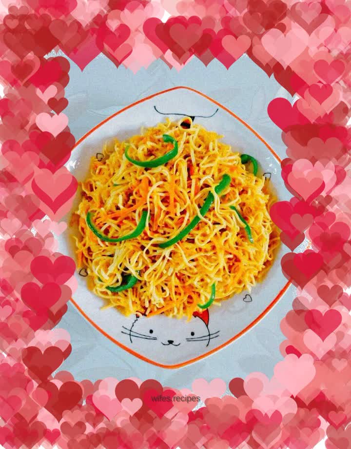 Thinly shredded tofu