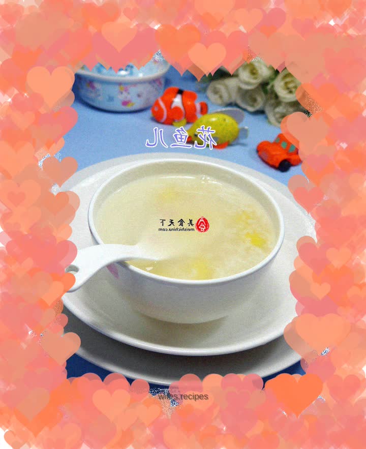 Ginkgo almond rice porridge