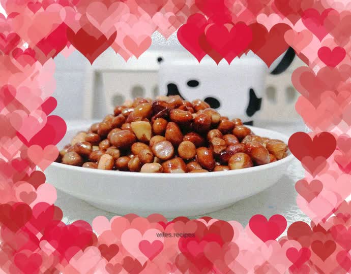 Fried peanuts