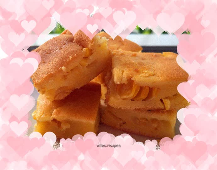 Two steps to teach you how to make delicious yogurt corn cake