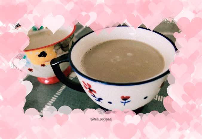 Black bean and soy milk