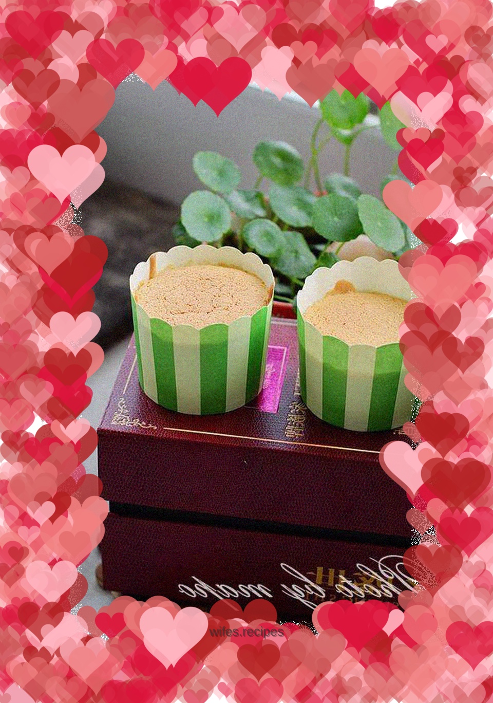 Green Cup Chiffon Cake