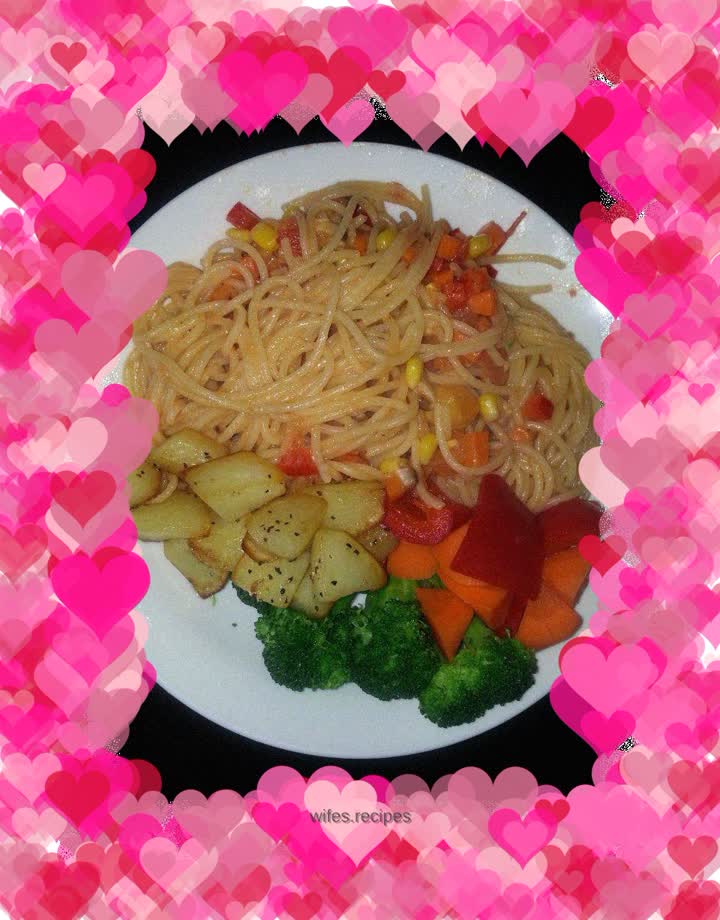 Pasta with Mushroom and Tomato Sauce