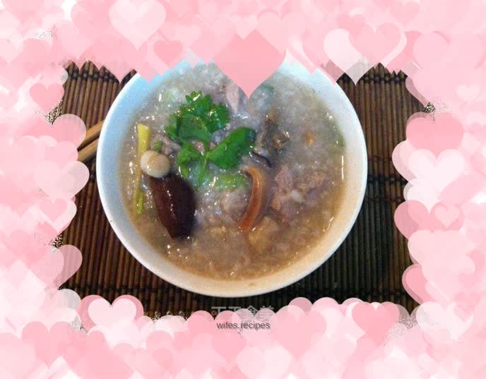 Delicious seafood porridge