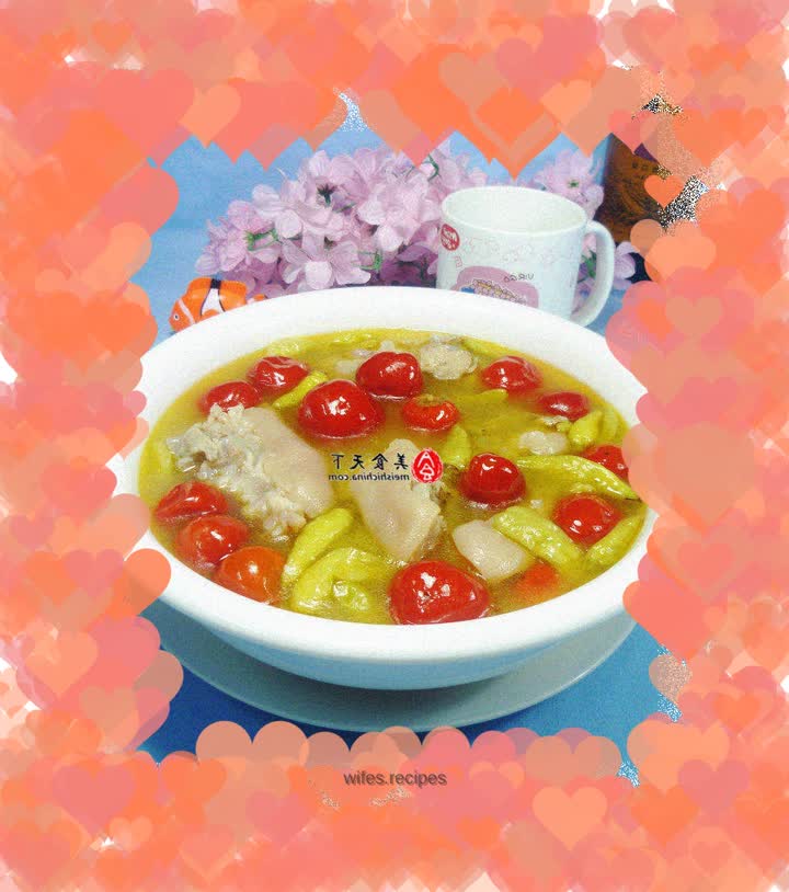 Pork trotters with pickled pepper