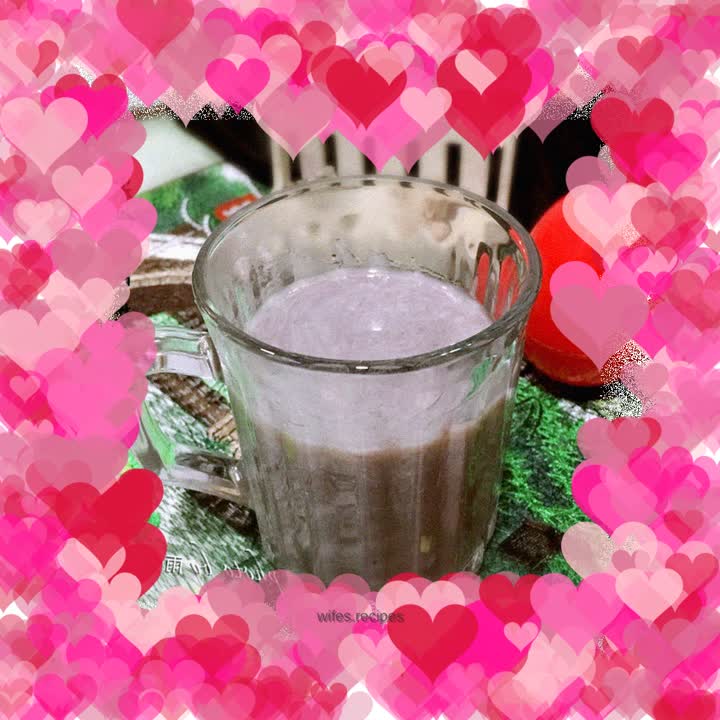 Rice kernel red bean milk
