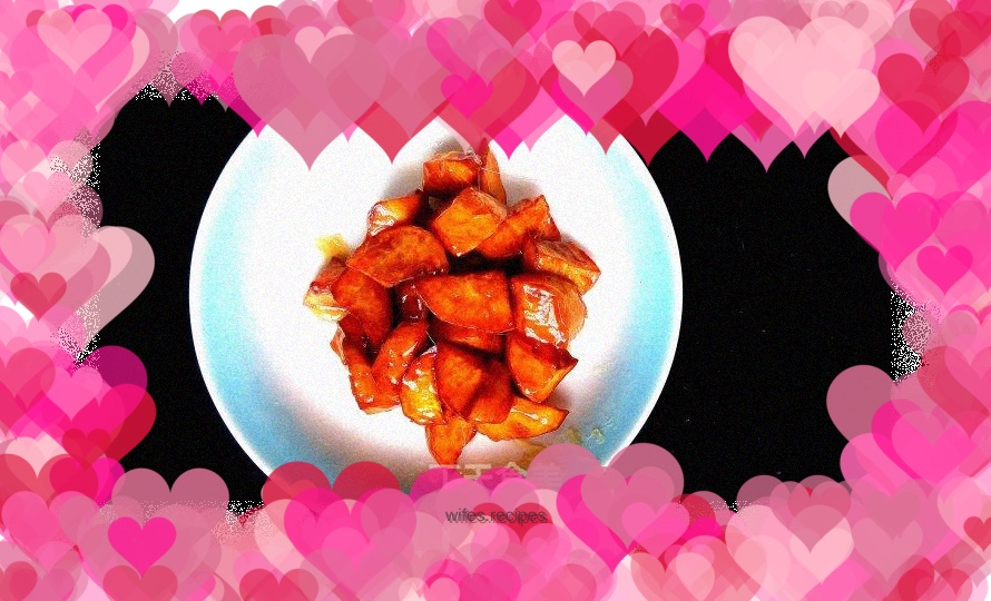 Shredded sweet potato