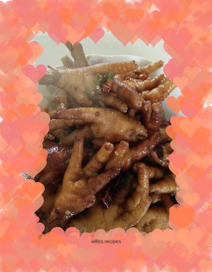 Braised chicken feet