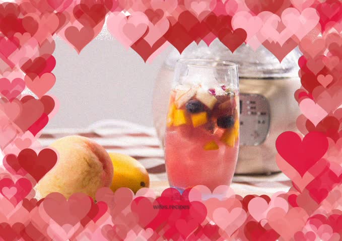 Rose bird's nest fruit tea