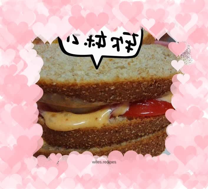 Thousand Island Dressing Cheese Tomato Egg Whole Wheat Sandwich