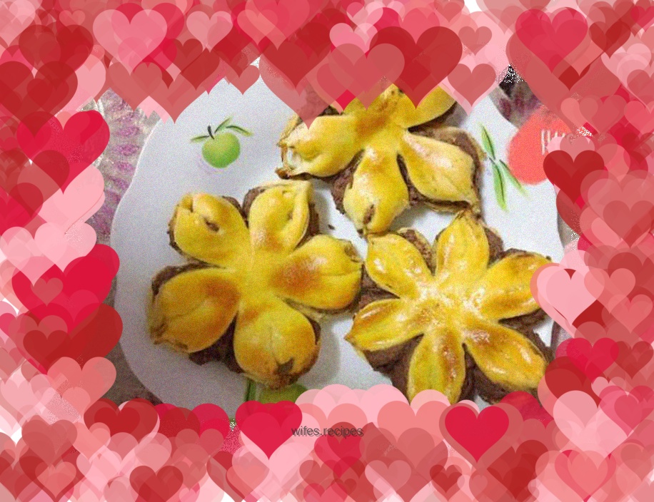 Peach blossom cake