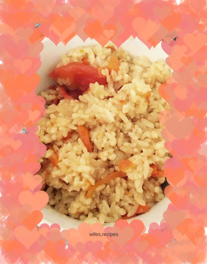 #weekendkitchen#Vegetarian pilaf, my husband ate four bowls and said it was not enough...