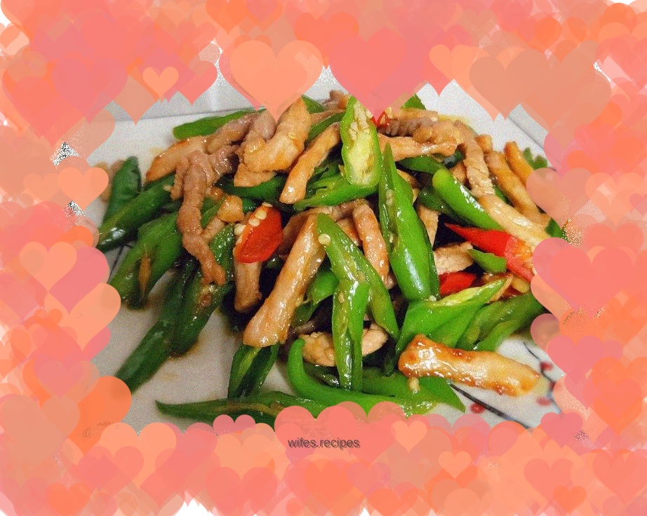 Shredded Pork with Hangzhou Pepper