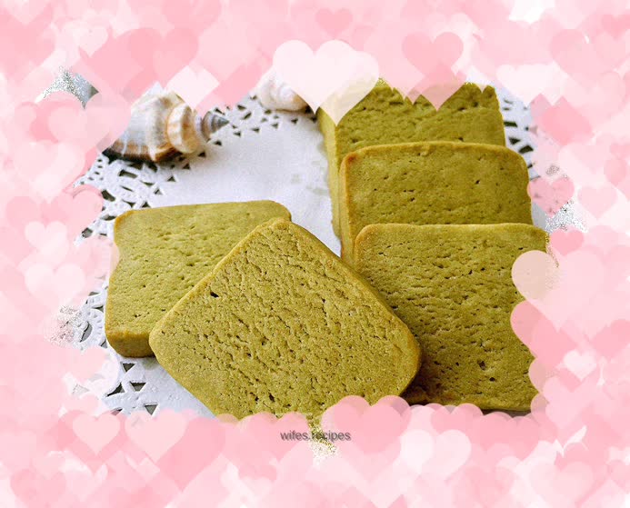 Matcha handmade cookies