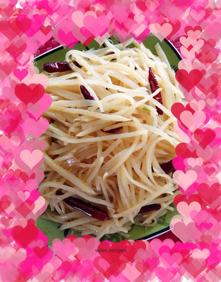 Hot and sour potato shreds