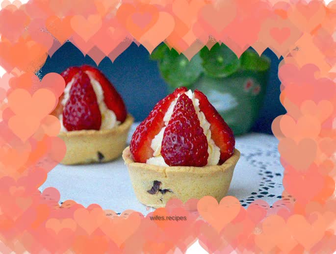Cheese and Strawberry Tart