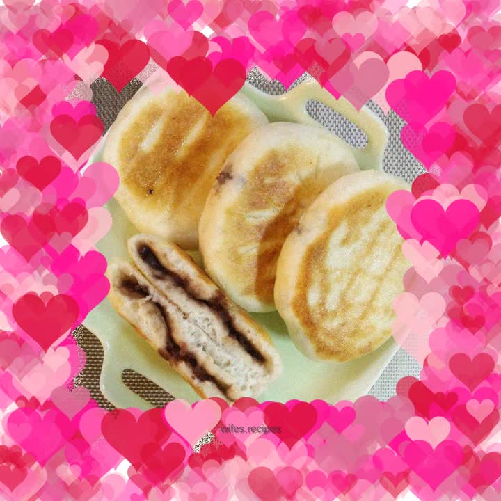 Baked bean paste pancakes