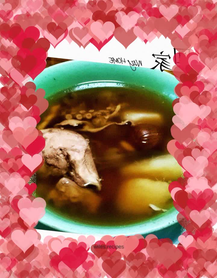 Octopus, Yam and Chicken Soup