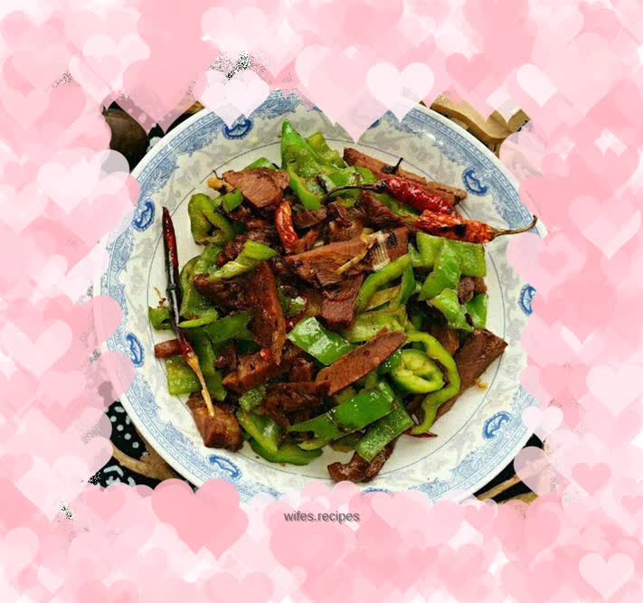 Stir-fried Braised Beef with Spicy Peppers