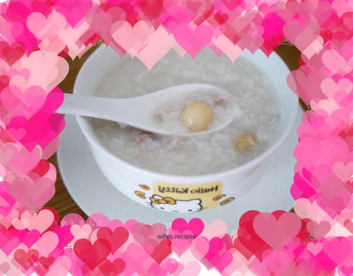 Baby food supplement: Huaishan lotus seed lean meat porridge