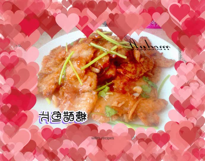 Sweet and sour fish fillet