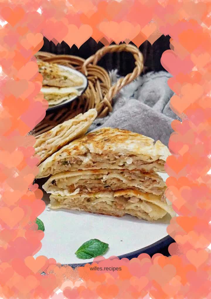 Thousand layer potato patties