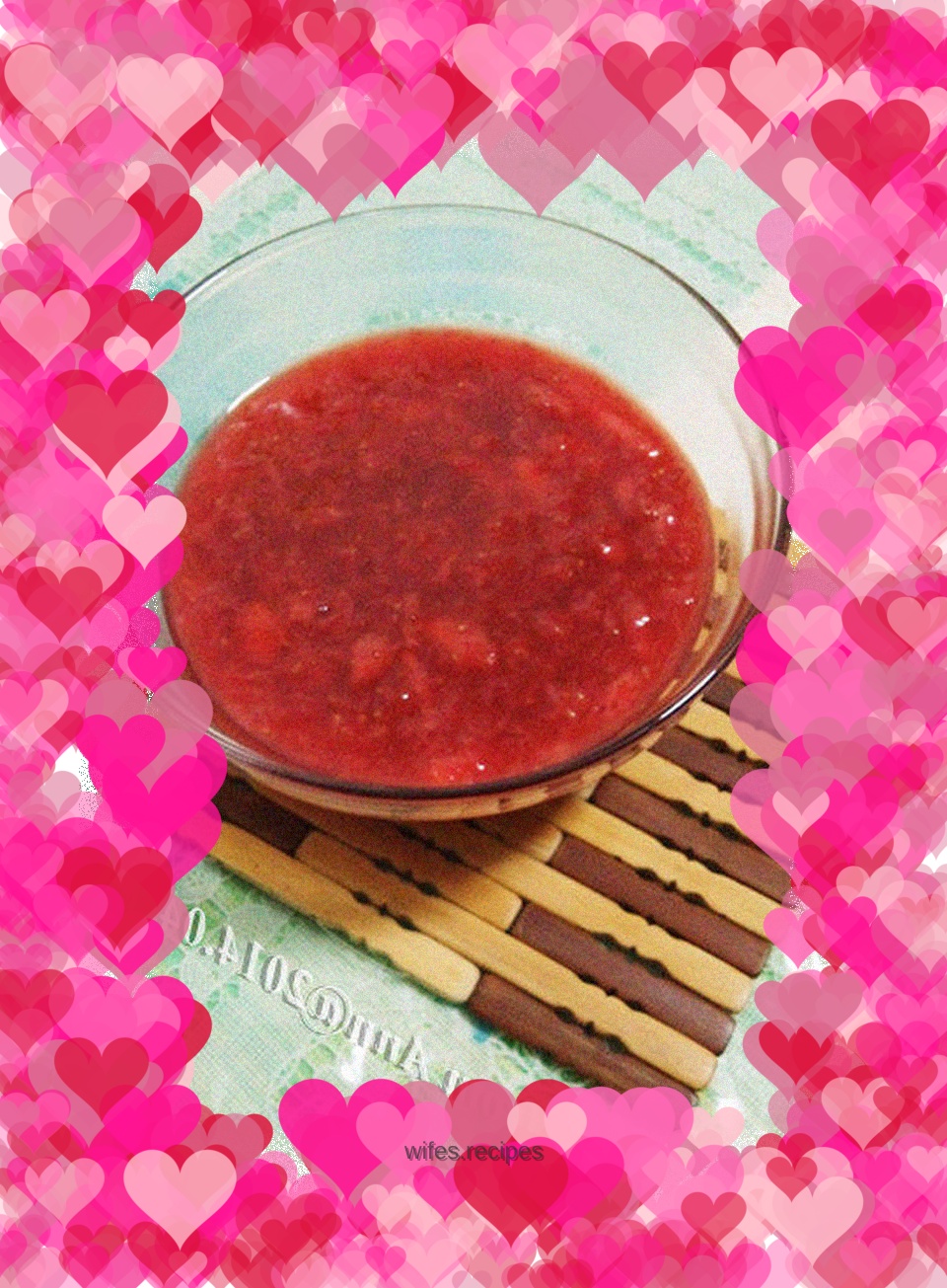 Strawberry jam made in bread machine