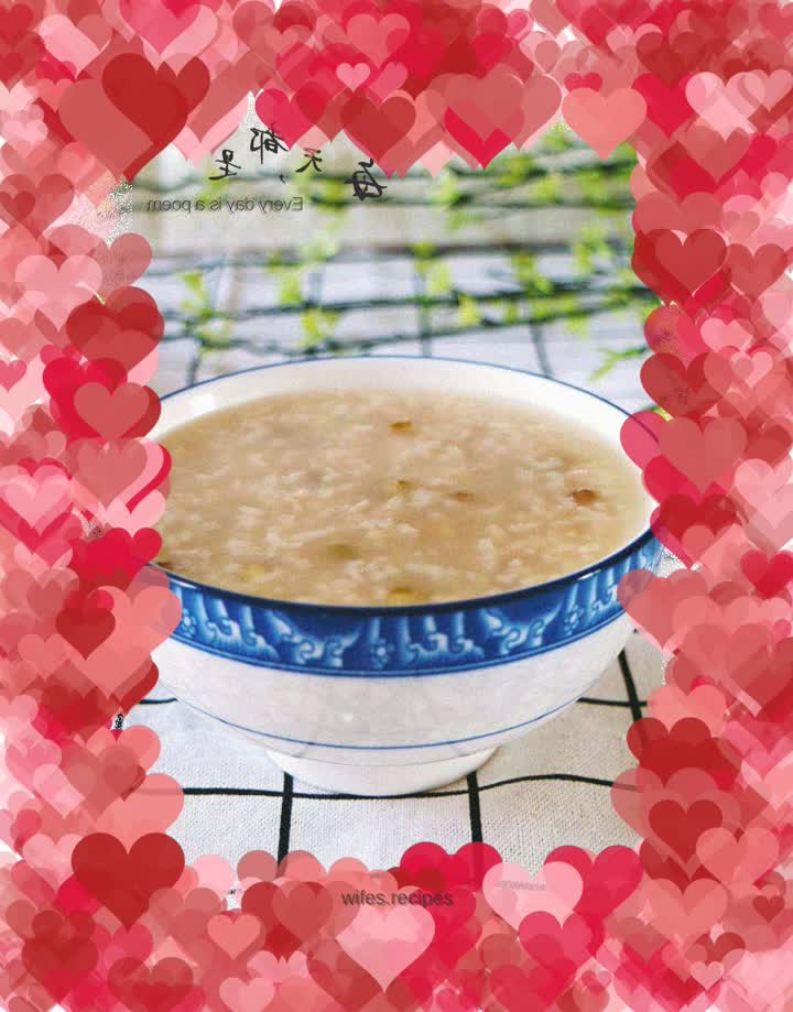 Mung bean porridge