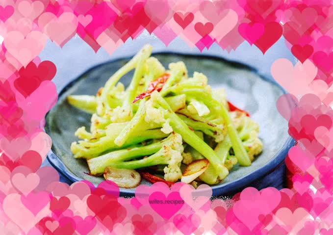 Stir-fried cumin cauliflower