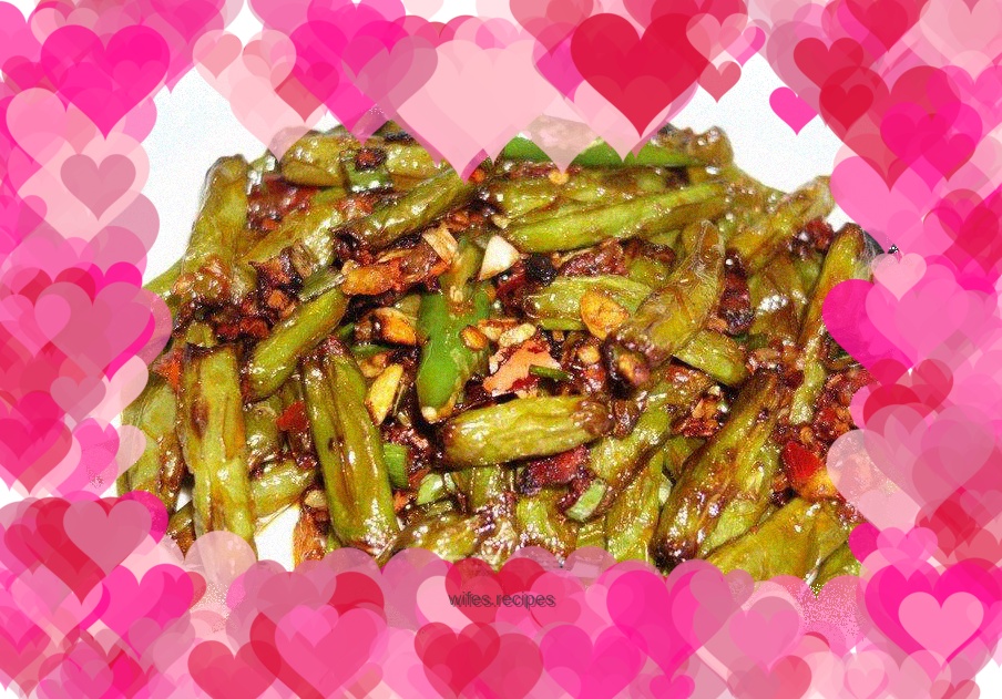 Stir-fried green beans