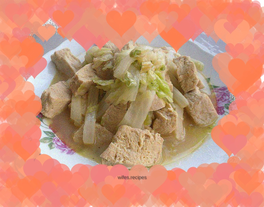 Homemade frozen tofu