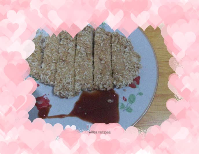 Fried chicken steak